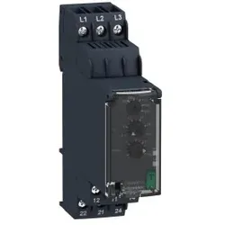 Schneider Electric RM22TA33 Netzüberwachung auf Phasenfolge, -ausfall und Asymmetrie, 380-480VAC, 2 W