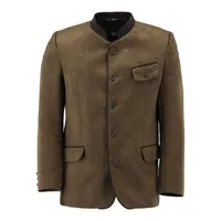 OS Trachten Trachtenjanker Julki Slim Fit, 1/1-Arm, Stehkragen grün 50