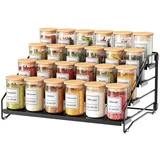 mayzolop Gewürzregal 4 Etagen 0 x 0 x 0 cm Schwarz