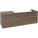 Villeroy & Boch Waschbeckenunterschrank Collaro 4 Auszüge 160 x 54,8 x 50 cm Arizona Oak