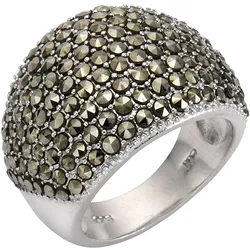 Zeeme Gemstones Ring 925 Silber Markasit