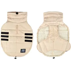 Hundejacke Mantel Hund beige Gr. S