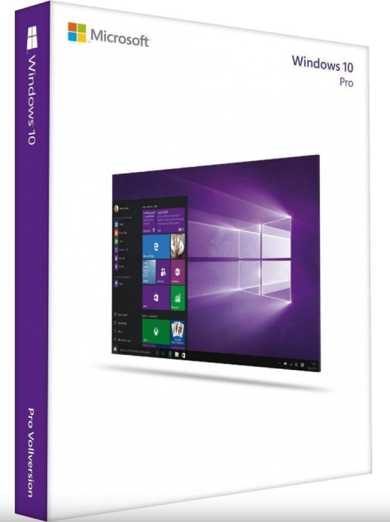 Microsoft Windows 10 Pro 64bit Vollversion DVD SB, Deutsch (FQC-08922)