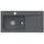Villeroy & Boch Subway 60 flat links graphite + Excenterbetätigung