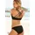 Bruno Banani Bustier-Bikini Damen Schwarz 42 Cup C/D