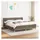 vidaXL Boxspringbett 180 x 200 cm Taupe
