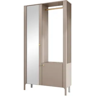 Mirjan24 Garderobe-Set, Kaschmir, Metall, 5 Fächer, Rechteckig, 105x197x33 cm Garderobe, Garderoben-Sets - Serien, Garderoben-Sets