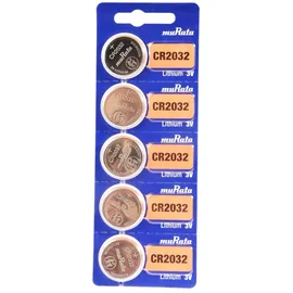 MURATA Knopfzelle CR2032 220 mAh 5 St.