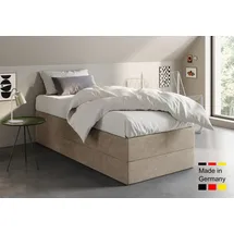 home collective Boxspringbett 90 x 200 cm H2 Beige