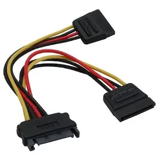 Good Connections SATA Strom-Y-Kabel 0,15m 2x SATA Bu an SATA St