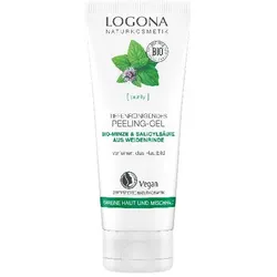 LOGONA Tiefenreinigendes Peeling Gel Bio-Minze & Salicylsäure 100 ml