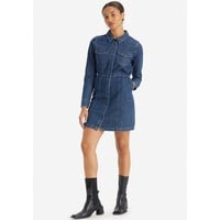 Levi's Levi's® Jeanskleid FLYNN WESTERN CORE DRES (Neue Kollektion) blau XS (34)