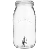 Kilner Getränkespender 3 Liter Einmachglas mit Glasdeckel und Zapfhahn