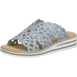 Rieker Damen Sandalen für Damen, blau, 37 EU