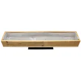 Spetebo Holz Pflanzkasten 70 x 14 cm Beige