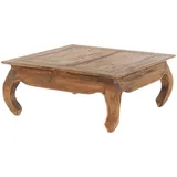 DESIGN DELIGHTS OPIUMTISCH Natur, Holz, 80x36x80 cm, Wohnzimmer, Wohnzimmertische, Couchtische