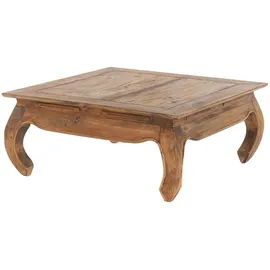 DESIGN DELIGHTS OPIUMTISCH Natur, Holz, 80x36x80 cm, Wohnzimmer, Wohnzimmertische, Couchtische