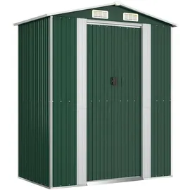 vidaXL Metallgerätehaus 1,92 x 1,08 x 2,23 m grün