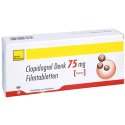 Clopidogrel Denk 75 mg Filmtabletten 30 St