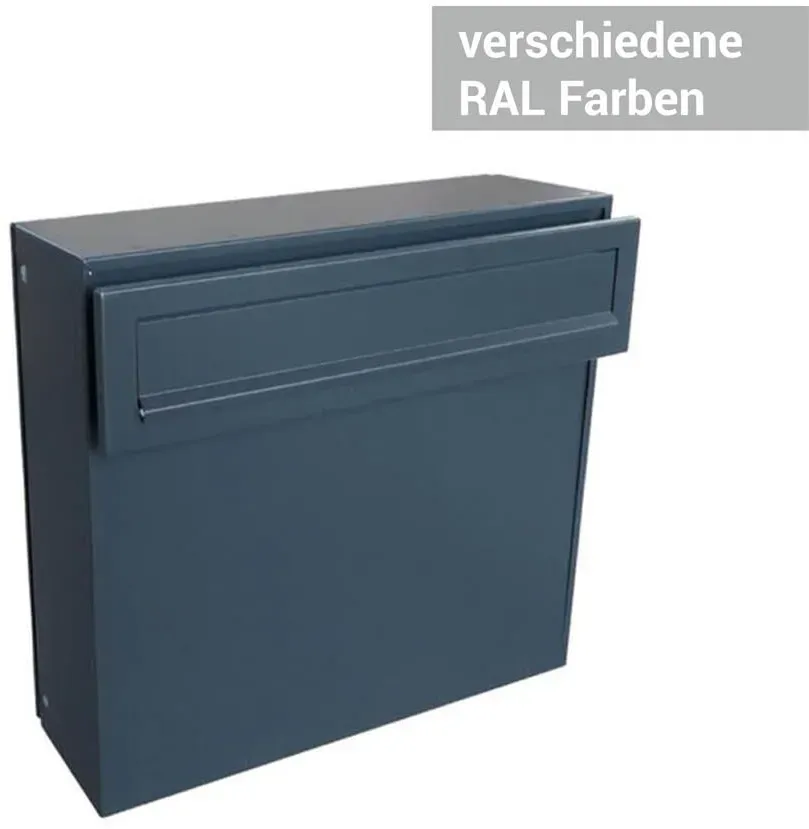 A-050 Durchwurfbriefkasten in RAL Farben für Zaun&Tor