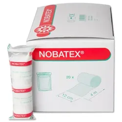 Nobatex Mullbinden Elastisch 12 cmx4 m i 20 St