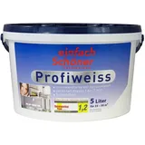 einfach Schöner Farbwelten Farbwelten Profiweiss Weiß matt 5 l