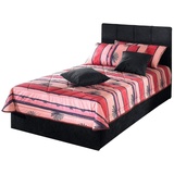 Westfalia Schlafkomfort Polsterbett, mit Bettkasten, schwarz