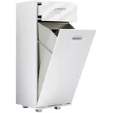 VCM Zalo S Badezimmerschrank 40 x 101 x 35 cm Weiß