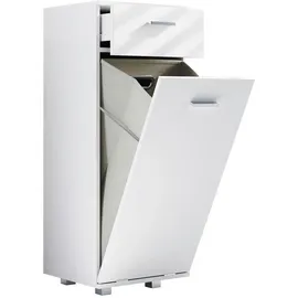 VCM Zalo S Badezimmerschrank 40 x 101 x 35 cm Weiß