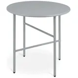 bomoe Beistelltisch Grau Metall 44 x 46 cm