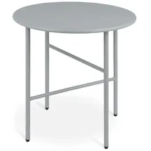 bomoe Beistelltisch Grau Metall 44 x 46 cm
