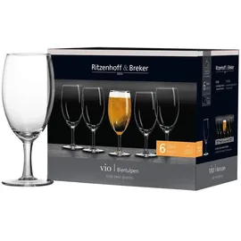 Ritzenhoff & Breker Vio Bierglas 0,38 l 6er Set