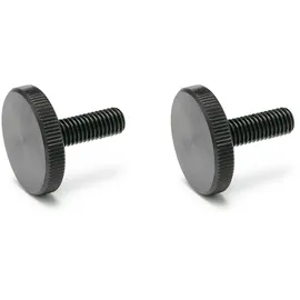 Ganter Normelemente Rändelschrauben flache Form M10 x 40 2 Stück