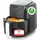 EMERIO AF-123544.7 5.5L 1400W Airfryer, digital, 1400 Watt Schwarz mit 5.5 Liter Fassungsvermögen