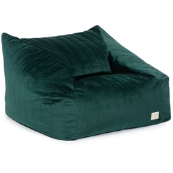 Nobodinoz - Chelsea Samt-Sitzsack, jungle green