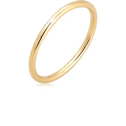 Fingerring »Bandring Ehering Trauring Hochzeit 585er Gelbgold«, 89542700-52 Gold ohne Stein