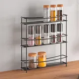 Gravidus Gewürzregal 3-Etagen 0 x 0 x 0 cm Schwarz