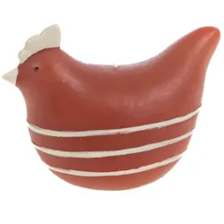 Kerze Henne terra 10,5 cm x4 - Rot Anderes Wachs Amadeus 7x13.5 cm