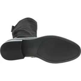 CAPRICE Stiefel mit Absatz Runde Spitze Blockabsatz, Schwarz 40 EU
