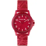 Lacoste Rider 0 mm Silikonarmband Rot