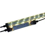 Licht-Idee Led Gabionen Licht Beleuchtung LED 2x1,0m länge 360° Farbe warmweiss Außenbeleuchtung Steinmauer Garten Anschluß 230 Volt über offene Kabelenden