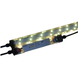 Licht-Idee Led Gabionen Licht Beleuchtung LED 2x1,0m länge 360° Farbe warmweiss Außenbeleuchtung Steinmauer Garten Anschluß 230 Volt über offene Kabelenden