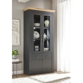 OTTO home Vitrine Westminster 97 x 42 x 202 cm Grau