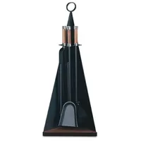 Lienbacher Kaminbesteck Kamingarnitur Metall 0,73 m Schwarz