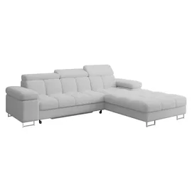 altdecor Ecksofa Cord mit Schlaffunktion 2-Sitzer Rosa
