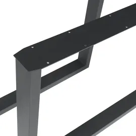 [en.casa] Tischgestell 2er Set 72 x 100 cm