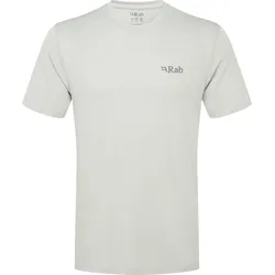 Rab Crimp Logo Tee light zinc (LZN) L