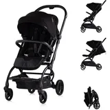 Chipolino Kinderwagen Revolut, Sitz 360 Grad drehbar, verstellbar, EVA-Reifen schwarz