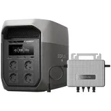 EcoFlow Delta 3 Max tragbare Powerstation 3600Wh, 0% VAT WLAN Stream Mikrowechselrichter 800W, LiFePO4-Batterie