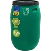 plasteo Weithalsfass 220 l grün